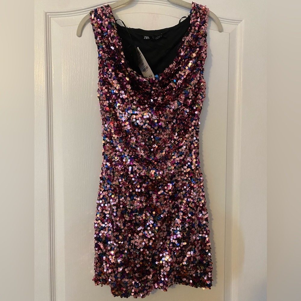 Zara Sequin Mini Dress